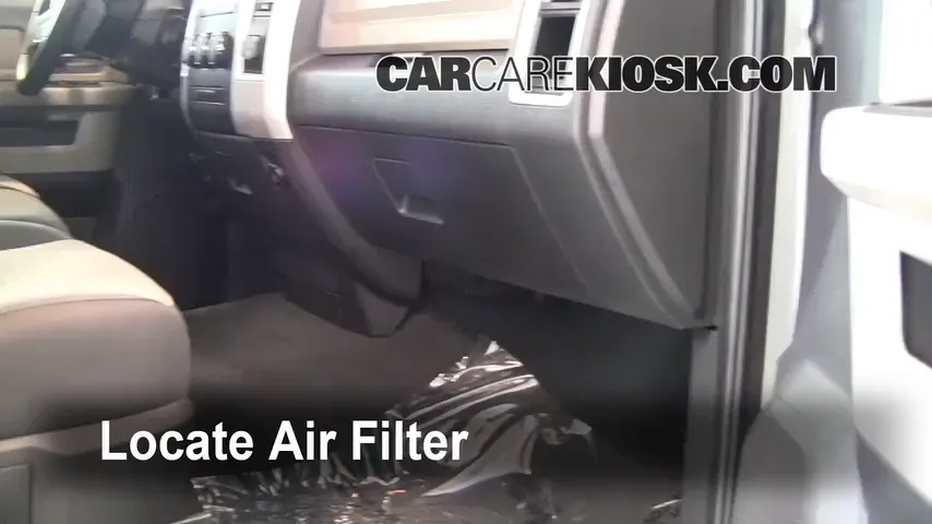 2009 Dodge Ram 1500 SLT 5.7L V8 Crew Cab Pickup (4 Door) Air Filter (Cabin) Replace